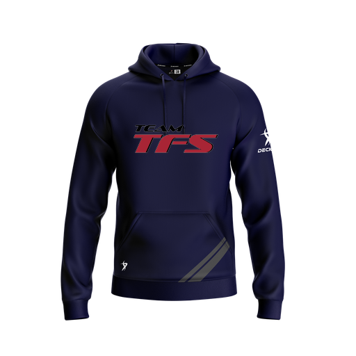 [FOLHSMNV-YXS-LOGO1] Decker Summit Hoodie (Youth XS, Navy, Logo 1)