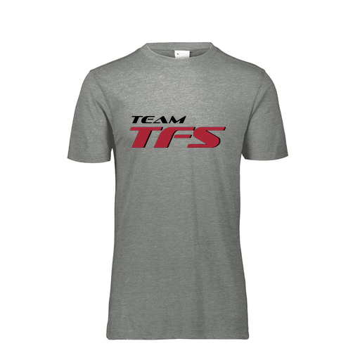 [FTSCUBGY-AS-LOGO1] Decker Men's Tri-Blend T-Shirt - Short Sleeve (Adult S, Gray, Logo 1)