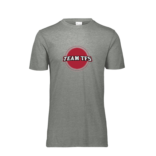 [FTSCUBGY-YS-LOGO3] Decker Youth Tri-Blend T-Shirt - Short Sleeve (Youth S, Gray, Logo 3)