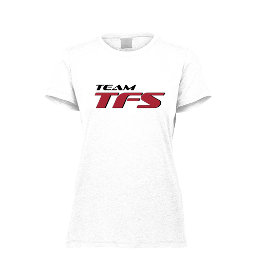 [FTSCUBWH-FAXS-LOGO1] Decker Women's Tri-Blend T-Shirt - Short Sleeve (Female Adult XS, White, Logo 1)
