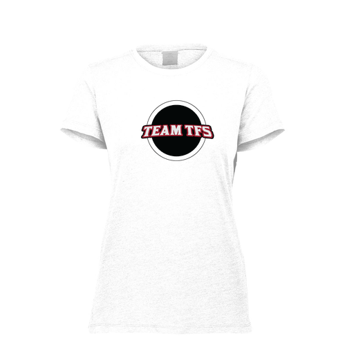 [FTSCUBWH-FAXS-LOGO2] Decker Women's Tri-Blend T-Shirt - Short Sleeve (Female Adult XS, White, Logo 2)