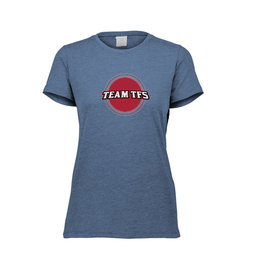 [FTSCUBNV-FAXS-LOGO3] Decker Women's Tri-Blend T-Shirt - Short Sleeve (Female Adult XS, Navy, Logo 3)