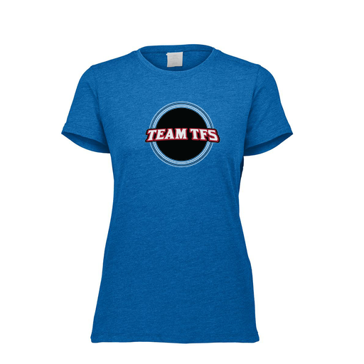 [FTSCUBRY-FAXS-LOGO2] Decker Women's Tri-Blend T-Shirt - Short Sleeve (Female Adult XS, Royal, Logo 2)