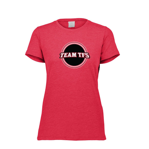 [FTSCUBRD-FAXS-LOGO2] Decker Women's Tri-Blend T-Shirt - Short Sleeve (Female Adult XS, Red, Logo 2)