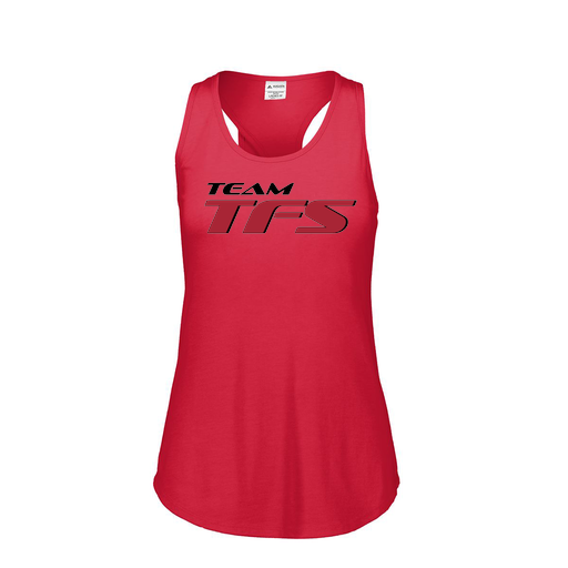 [3078.V96.S-LOGO1] Ladies Tri Blend Tank Top (Female Adult S, Red, Logo 1)