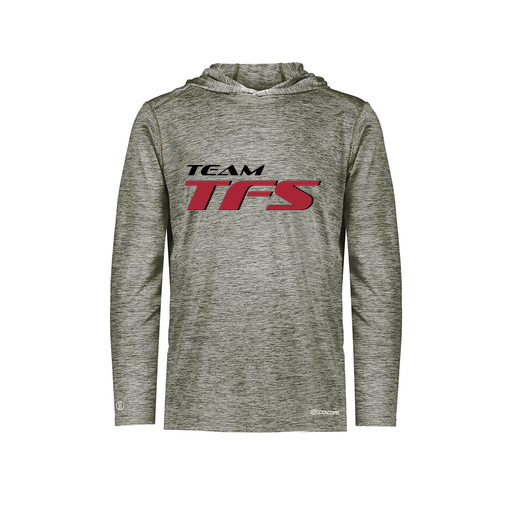 [FOLHCGGY-YS-LOGO1] Decker Youth Charge Hoodie (Youth S, Gray, Logo 1)