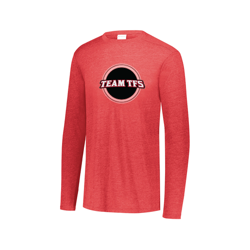 [3075.V96.XS-LOGO2] Men's LS Ultra-blend T-Shirt (Adult XS, Red, Logo 2)