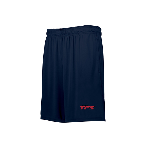 [229511.065.XS-LOGO1] Decker Men's Swift Short (Adult XS, Navy, Logo 1)