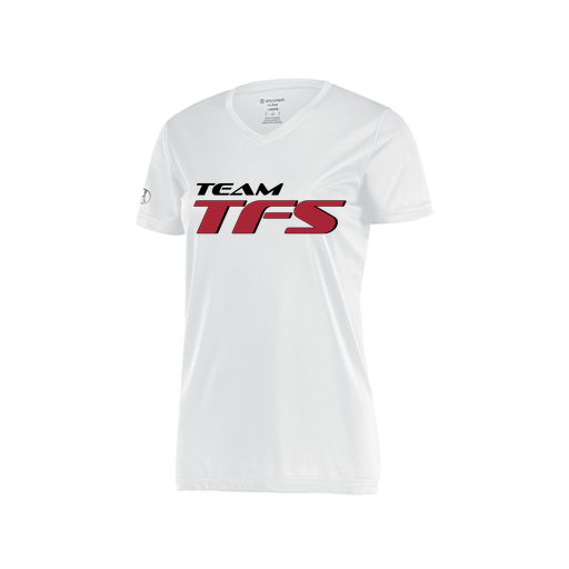 [222820.005.S-LOGO1] Ladies Movement Dri Fit Shirt (Female Adult S, White, Logo 1)
