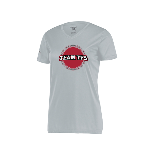 [222820.099.S-LOGO3] Ladies Movement Dri Fit Shirt (Female Adult S, Silver, Logo 3)
